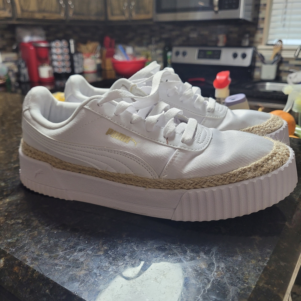 Puma Women's White Platform Sneakers